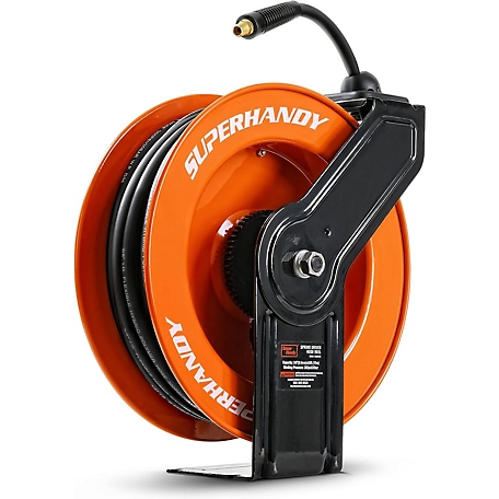 SuperHandy Steel Spring Driven Air Hose Reel TRI-GUR075 at Tractor Supply  Co.