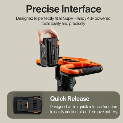 Image showing 5 th SuperHandy 48V Battery for 48V SuperHandy Power Head/Li-Ion Powered Wagons/Carts