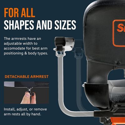 Image showing  Faux Leather Padded Cushioned Seat TRI-GUT143