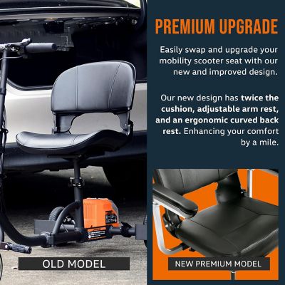 Image showing 6 th SuperHandy Faux Leather Padded Cushioned Seat TRI-GUT143