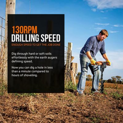 Image showing  6 in. 48V Cordless Earth Auger TRI-GUT150