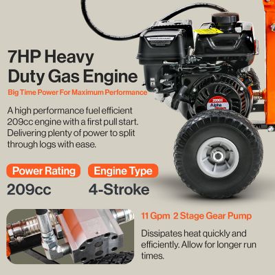 Image showing  Hydraulic Log Splitter 25 Ton TRI-GUO096