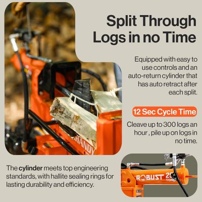 Image showing  Hydraulic Log Splitter 25 Ton TRI-GUO096
