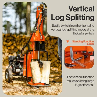 Image showing 5 th SuperHandy Hydraulic Log Splitter 25 Ton TRI-GUO096
