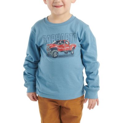 Carhartt Boys' Crew Neck Long-Sleeve Truck T-Shirt