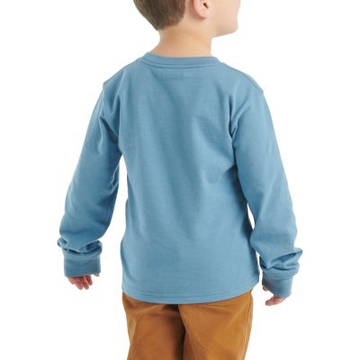 Image showing  Boys' Crew Neck Long-Sleeve Truck T-Shirt