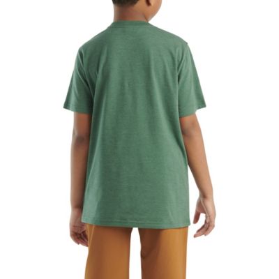 Image showing  Unisex Kids' Crew Neck Short-Sleeve Pocket T-Shirt