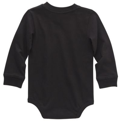 Image showing 1 th Carhartt Baby Unisex Long-Sleeve Pocket Bodysuit