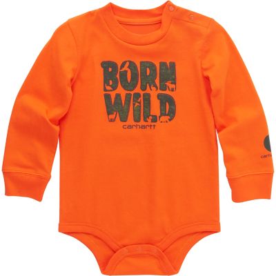 Carhartt Baby Boys' Born Wild Long-Sleeve Bodysuit