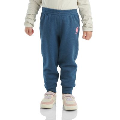 Carhartt Toddler Girls' Relaxed Fit Fleece Logo Sweatpants