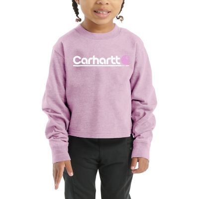 Carhartt Girls' Core Logo Long-Sleeve T-Shirt