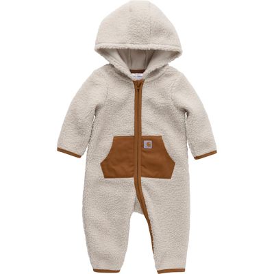 Carhartt Kids' Zip Front Sherpa Long-Sleeve Coveralls