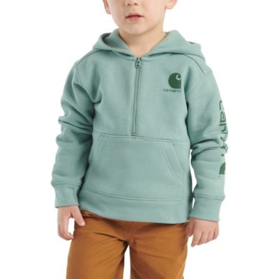 Carhartt Boys' Long-Sleeve Half-Zip Sweatshirt, CA6579-K01