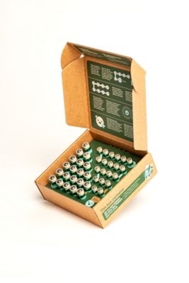 Image showing  20-AA 20-AAA Long Lasting Performance Carbon Neutral Batteries, Storage Box & Recycling Program, COMBO KIT