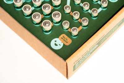 Image showing  20-AA 20-AAA Long Lasting Performance Carbon Neutral Batteries, Storage Box & Recycling Program, COMBO KIT