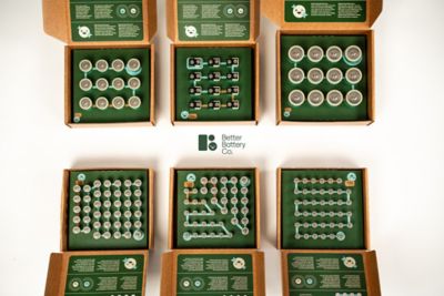 Image showing 8 th Better Battery Co. 40-AA Long Lasting Performance Carbon Neutral Batteries with Storage Box and Recycling Program