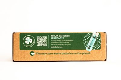 Image showing  40-AAA Long Lasting Performance Carbon Neutral Batteries with Storage Box and Recycling Program