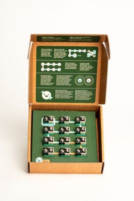 Better Battery Co. 12-9V Long Lasting Performance Carbon Neutral Batteries with Storage Box and Recycling Program