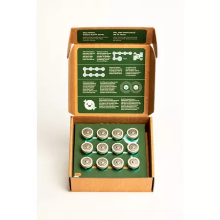 Better Battery Co 12-C Long Life Performance Carbon Neutral Batteries with Storage Box and Recycling Program Batteries