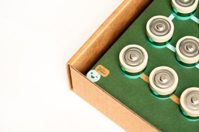 Image showing  12-C Cell Long Lasting Performance Carbon Neutral Batteries with Storage Box and Recycling Program