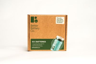 Image showing  12-C Cell Long Lasting Performance Carbon Neutral Batteries with Storage Box and Recycling Program