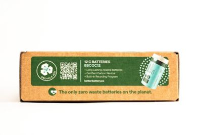 Image showing  12-C Cell Long Lasting Performance Carbon Neutral Batteries with Storage Box and Recycling Program