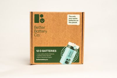 Image showing  12- D Cell Long Lasting Performance Carbon Neutral Batteries with Storage Box and Recycling Program