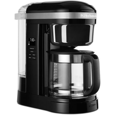 Image showing  12-Cup Drip Coffee Maker with Spiral Showerhead in Onyx Black