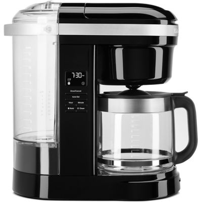 Image showing  12-Cup Drip Coffee Maker with Spiral Showerhead in Onyx Black