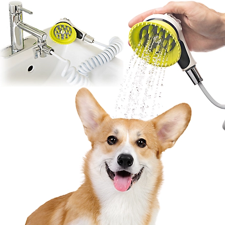 Wondurdog Pet Wash Kit for Sink Faucet and Garden Hose
