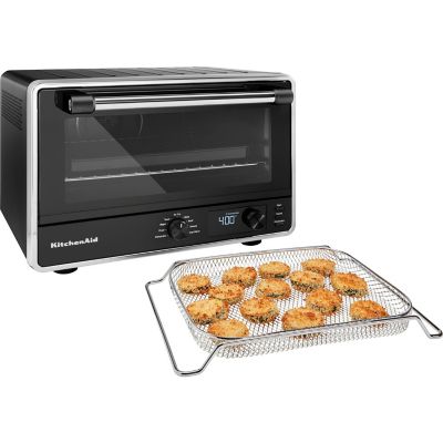 Image showing 7 th KitchenAid Digital Countertop Oven with Air Fry, Black Matte