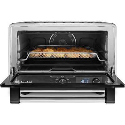 Image showing 9 th KitchenAid Digital Countertop Oven with Air Fry, Black Matte
