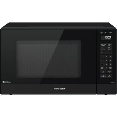 Panasonic 1.2 cu. ft. 1200W Genius Sensor Countertop Microwave Oven with Inverter Technology in Black