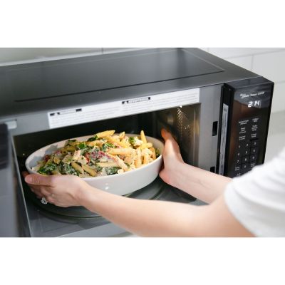 Image showing  1.2 cu. ft. 1200W Genius Sensor Countertop Microwave Oven with Inverter Technology, Black