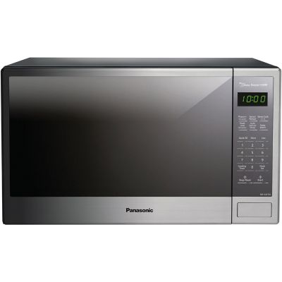 Panasonic Genius Sensor 1.3 cu. ft. 1100W Countertop Microwave Oven in Stainless Steel