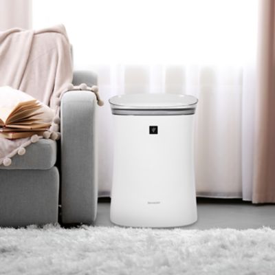 Image showing 8 th Sharp True HEPA Air Purifier with Plasmacluster Ion Technology for Medium-Sized Rooms, 259 sq. ft.