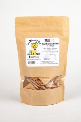 The Wagging Tail Bakery Beef Flavored, Hard Crunchy Treat made with Natural Ingredients and No Preservatives, 6 oz.