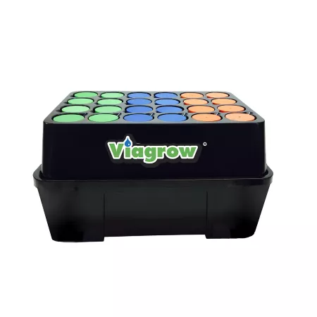 Viagrow 24 Site Cloning Machine Aeroponic Hydroponic System Planters