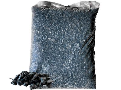 Viagrow Black Rubber Playground & Landscape Mulch by Viagrow, 1.5 CF Bag ( 11.2 Gallons / 42.3 Liters)