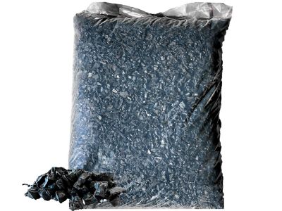 Viagrow 1.5 cu. ft. Black Rubber Playground & Landscape Mulch, 11.2 gal./42.3 L