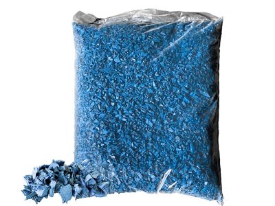 Viagrow Blue Rubber Playground & Landscape Mulch by Viagrow, 1.5 CF Bag ( 11.2 Gallons / 42.3 Liters)