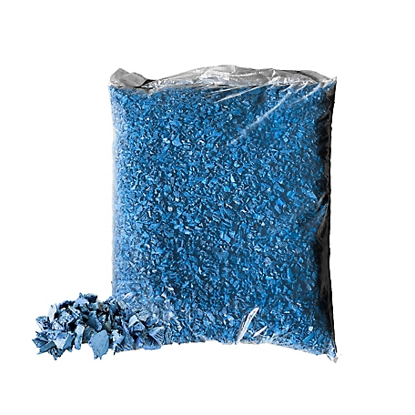 Viagrow Blue Rubber Playground & Landscape Mulch by Viagrow, 1.5 CF Bag ( 11.2 Gallons / 42.3 Liters)
