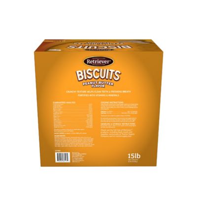 Image showing  Large Peanut Butter Crunchy Dog Biscuits, 15 lb.