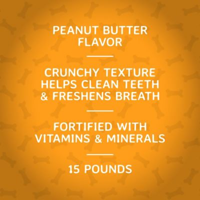 Image showing  Large Peanut Butter Crunchy Dog Biscuits, 15 lb.