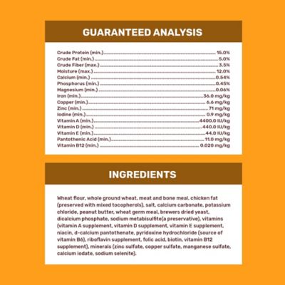 Image showing  Large Peanut Butter Crunchy Dog Biscuits, 15 lb.