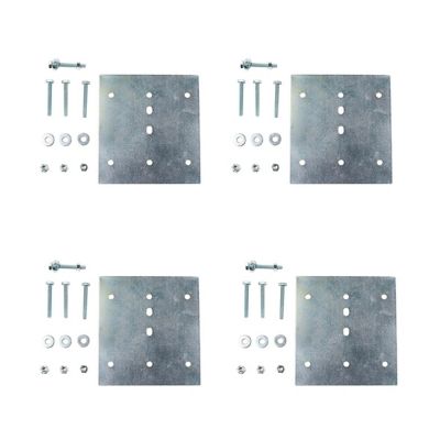 DC Cargo E-Track Backing Plates, 4-Pack