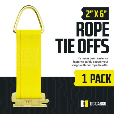 Image showing  E-Track Rope Tie-Off, 2 in. x 6 in.,Yellow