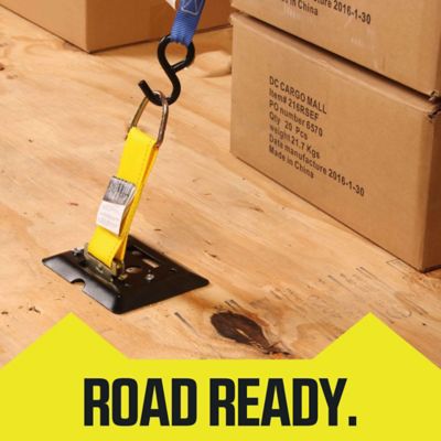 Image showing  E-Track Rope Tie-Off, 2 in. x 6 in.,Yellow