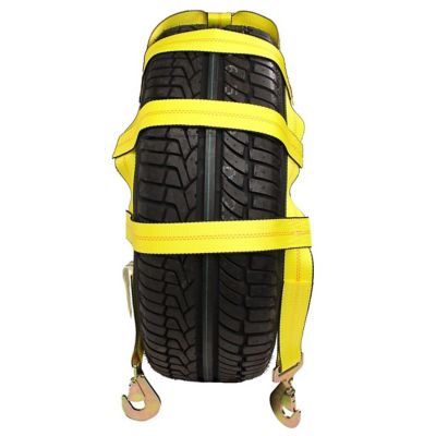 Image showing  2 in. x 43 in. Tow Dolly Basket Strap, Snap Hooks, 3,333 lb. Capacity