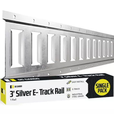 DC Cargo Galvanized E-Track Rail Horizontal 3 ft. Cargo Carrier Accessories